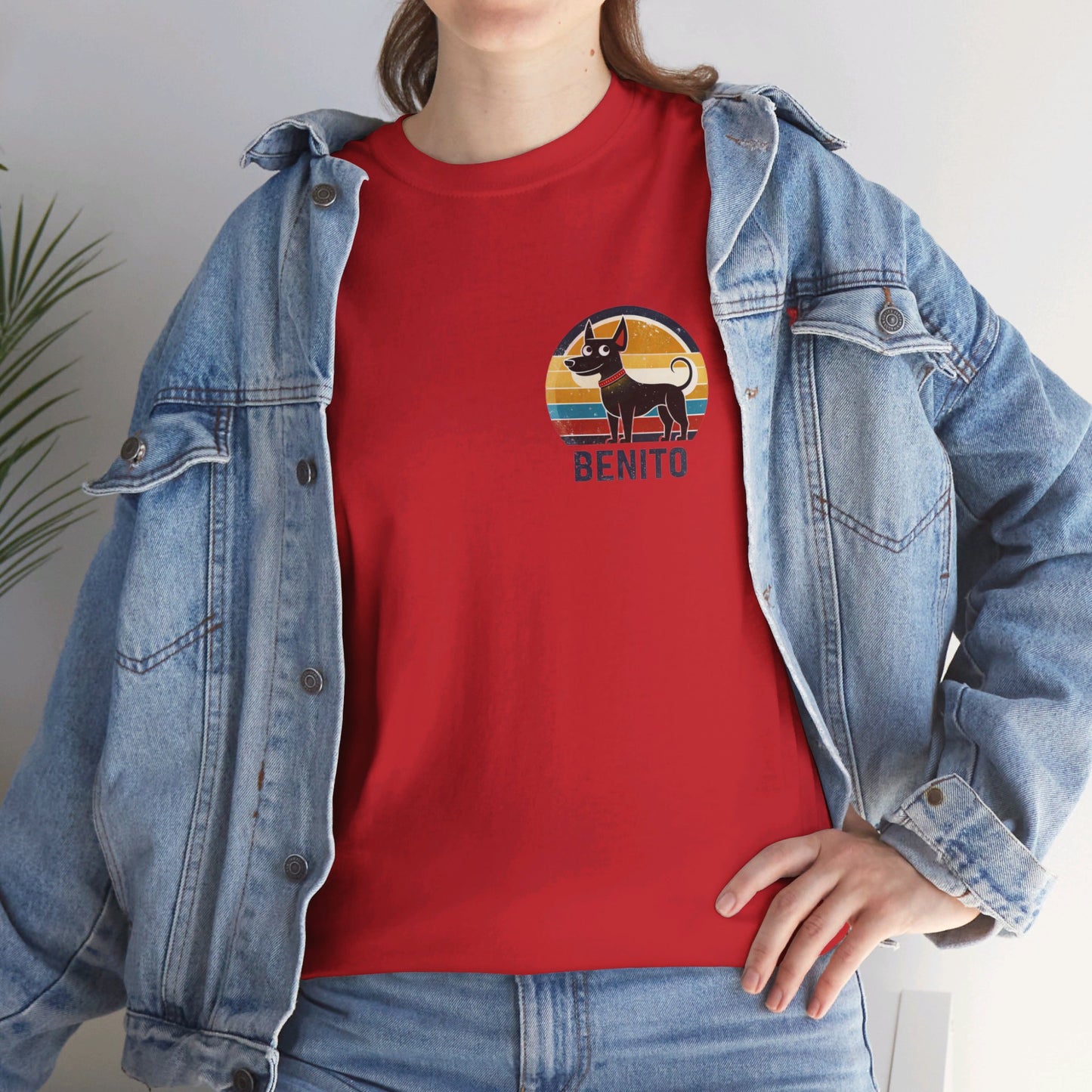Benito The Dog Unisex Heavy Cotton Tee - Men, Women
