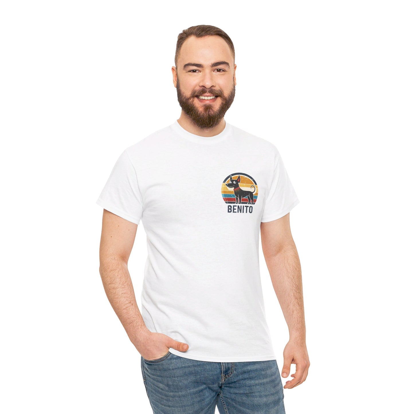 Benito The Dog Unisex Heavy Cotton Tee - Men, Women