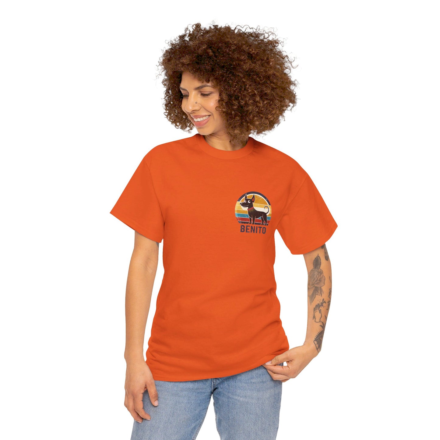 Benito The Dog Unisex Heavy Cotton Tee - Men, Women