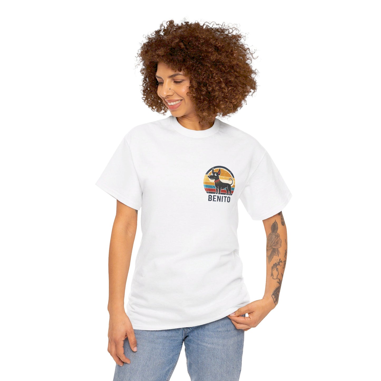 Benito The Dog Unisex Heavy Cotton Tee - Men, Women