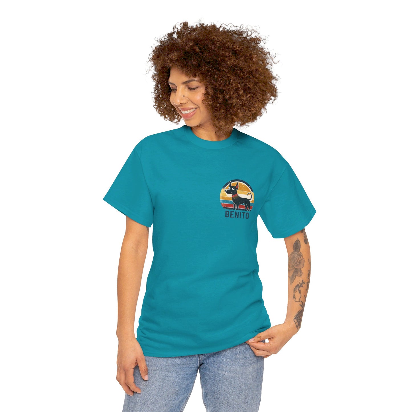 Benito The Dog Unisex Heavy Cotton Tee - Men, Women