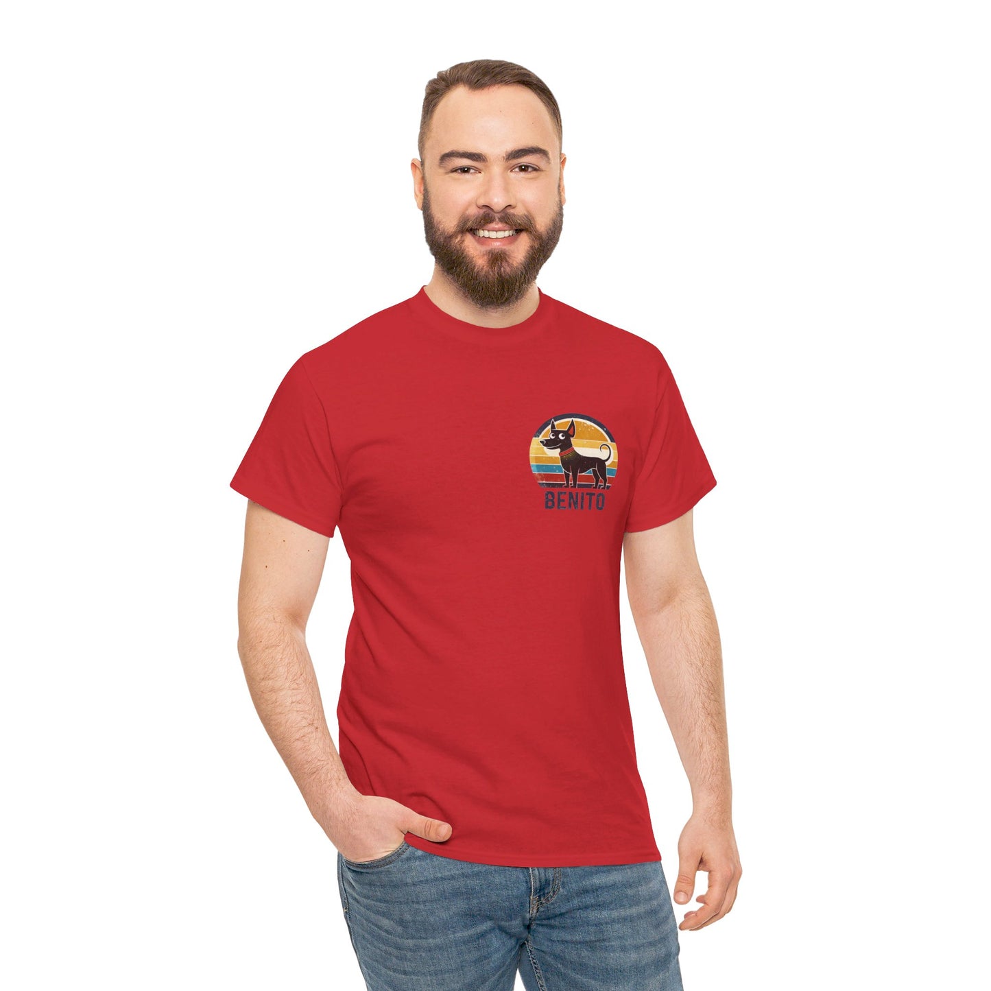 Benito The Dog Unisex Heavy Cotton Tee - Men, Women