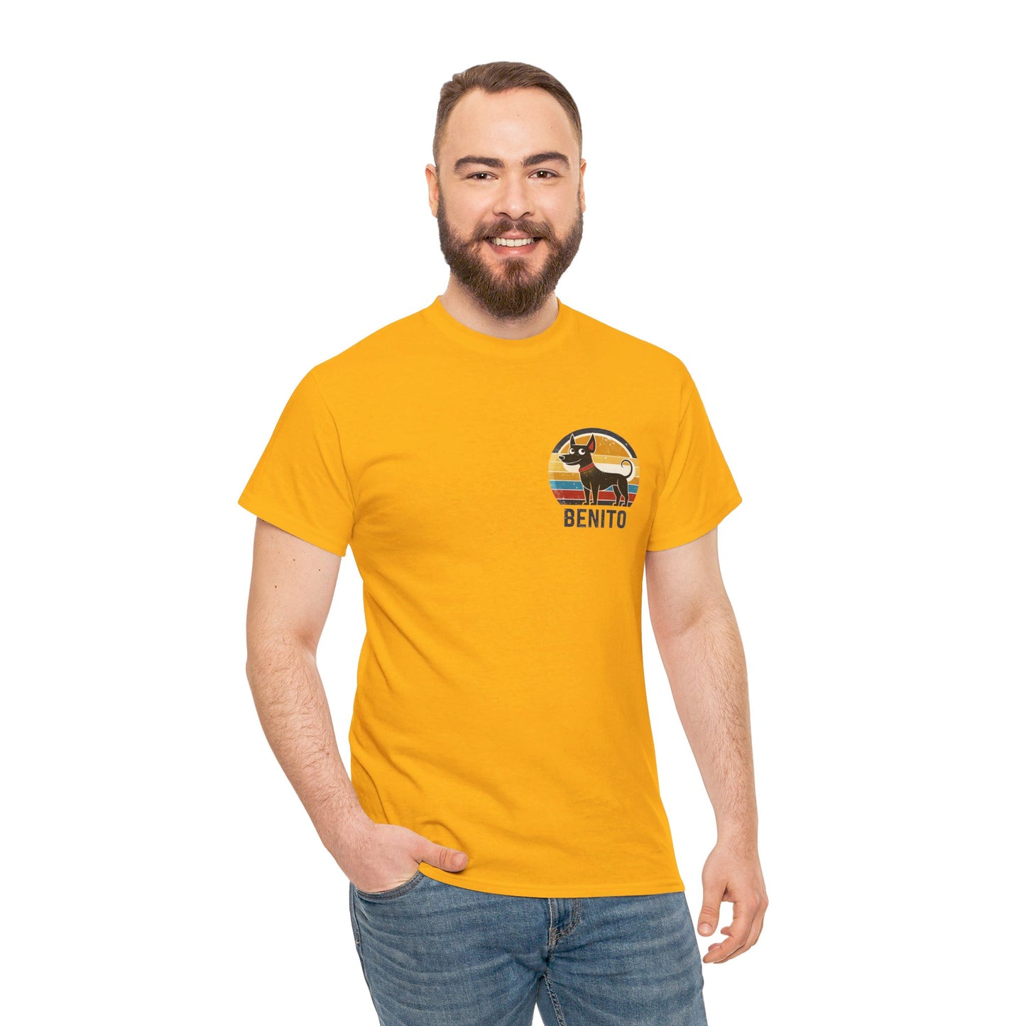 Benito The Dog Unisex Heavy Cotton Tee - Men, Women