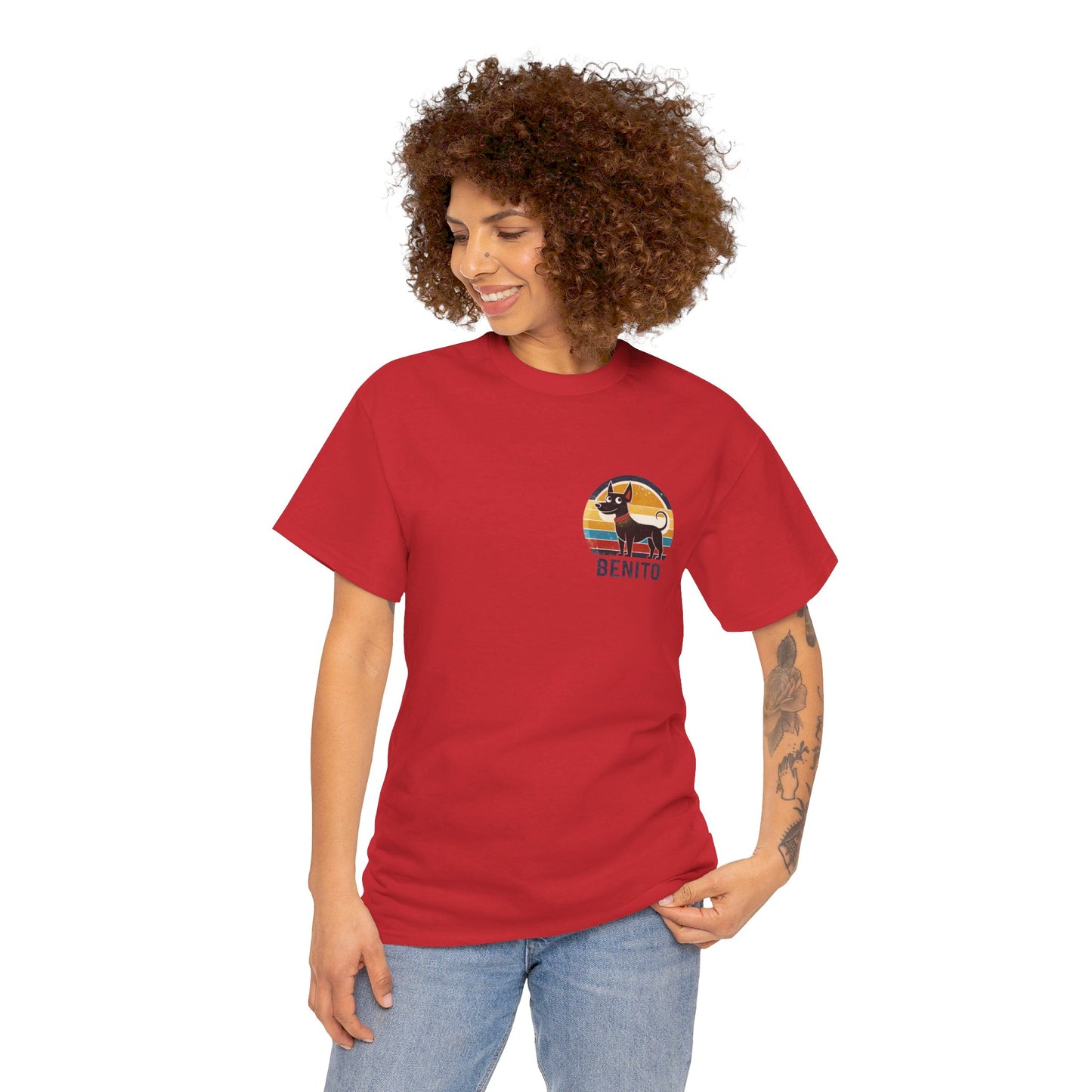 Benito The Dog Unisex Heavy Cotton Tee - Men, Women