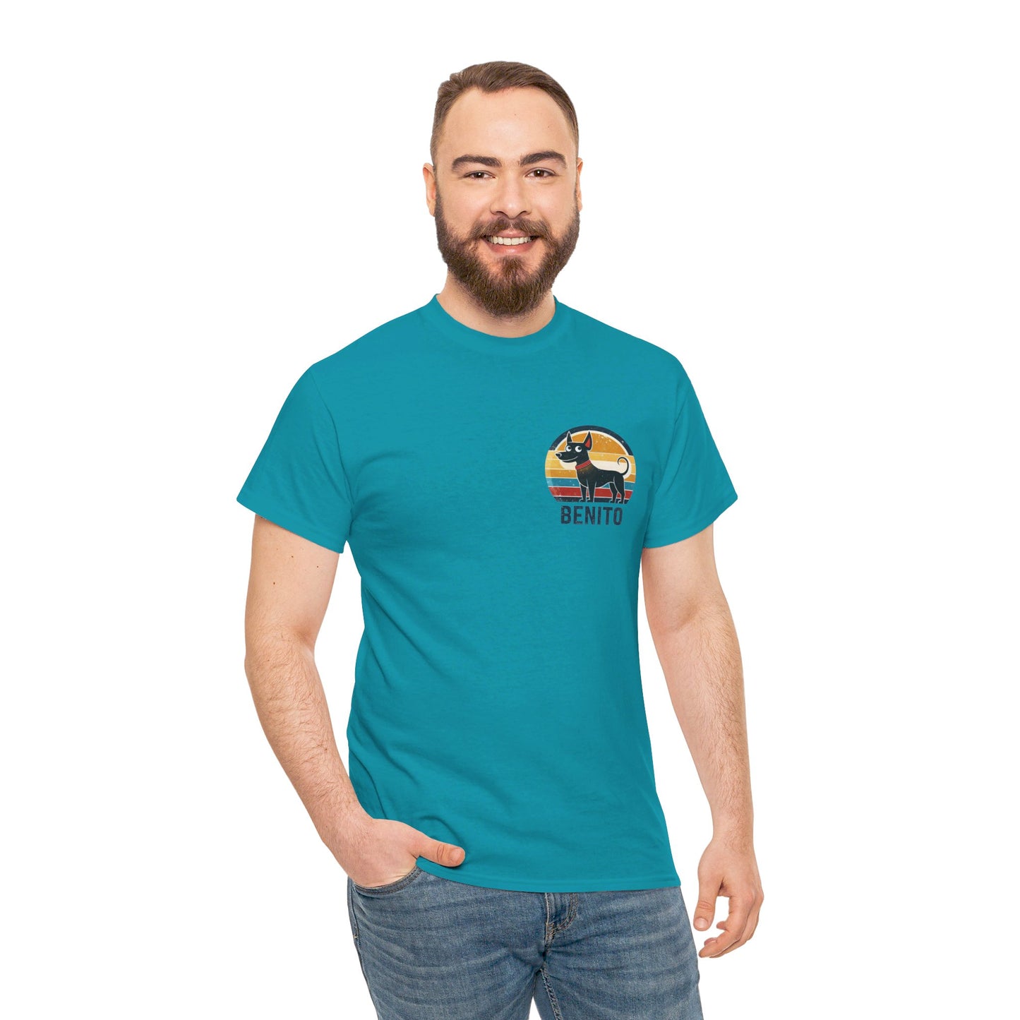 Benito The Dog Unisex Heavy Cotton Tee - Men, Women