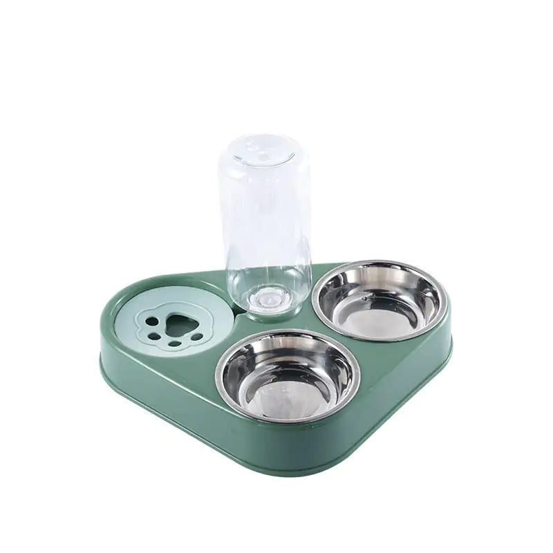 3 in 1 Pet Feeding Bowl - Drinking & Feeder