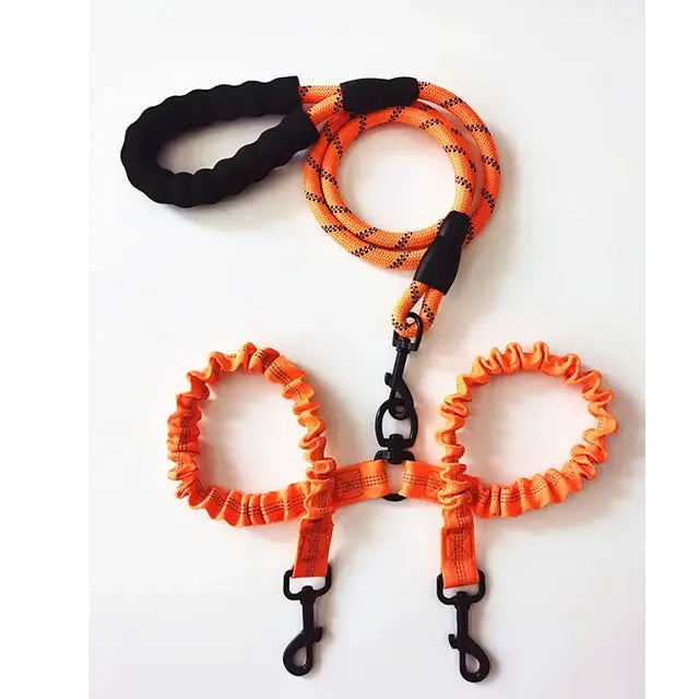 Double Lead Pet Leash - Dogs, Cats