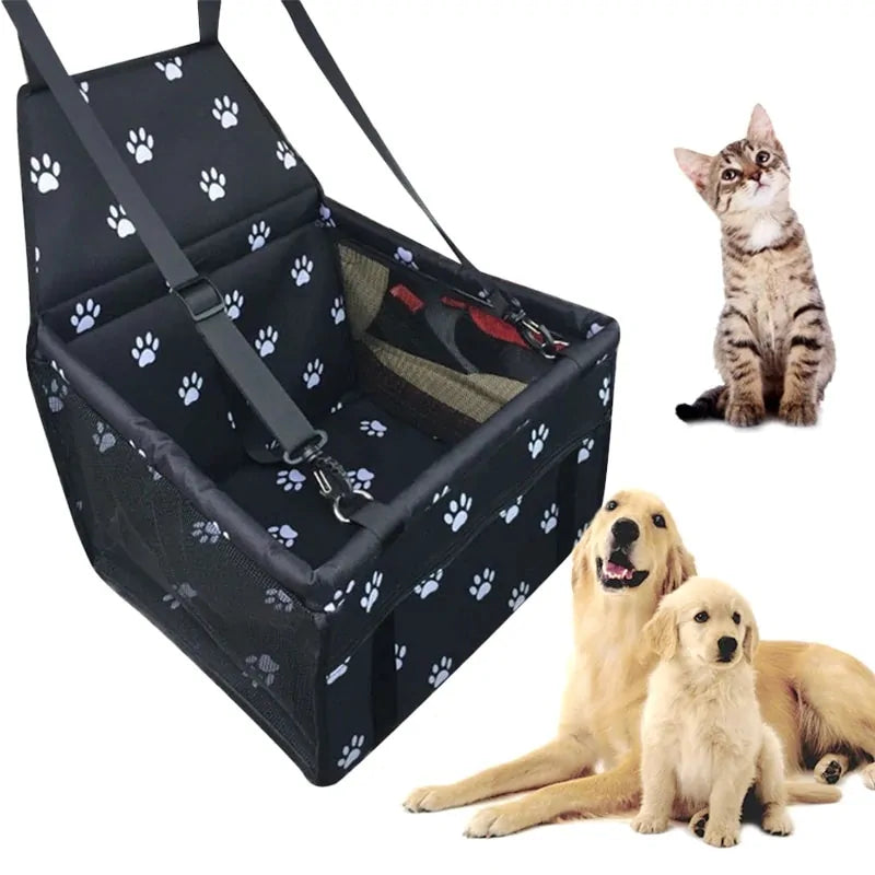 Pet Travel Car Seat Cover (16x13x10 in)- Dog, Cats, Waterproof