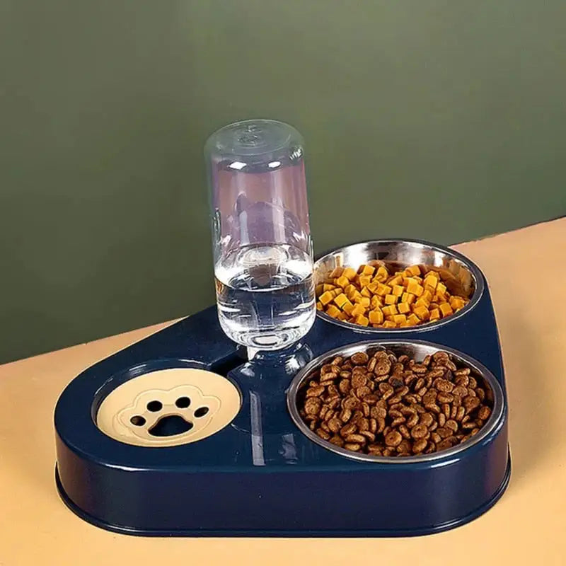 3 in 1 Pet Feeding Bowl - Drinking & Feeder