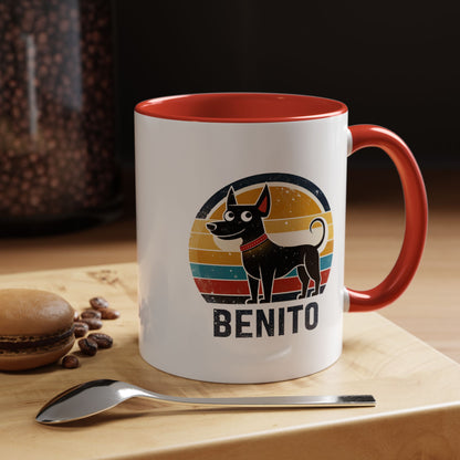 Benito The Dog Accent Coffee Mug (11 oz)