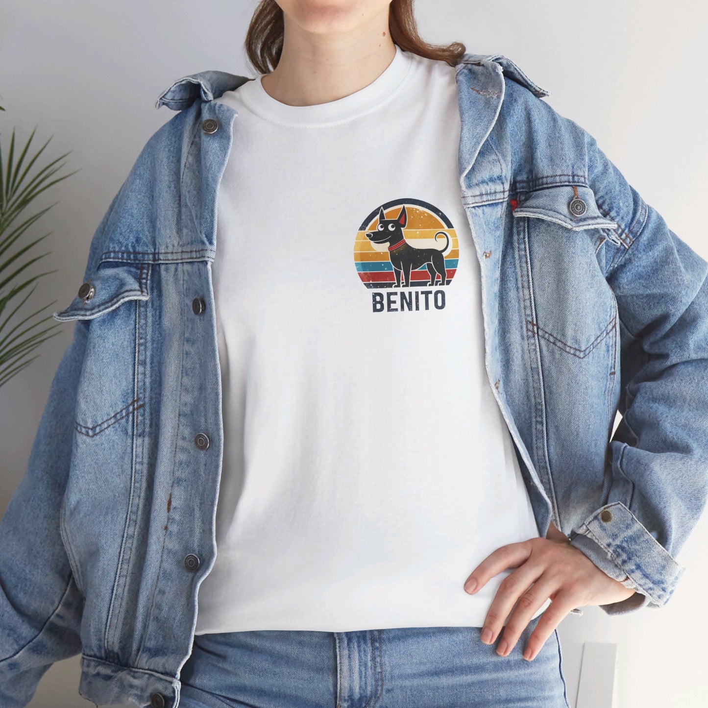 Benito The Dog Unisex Heavy Cotton Tee - Men, Women