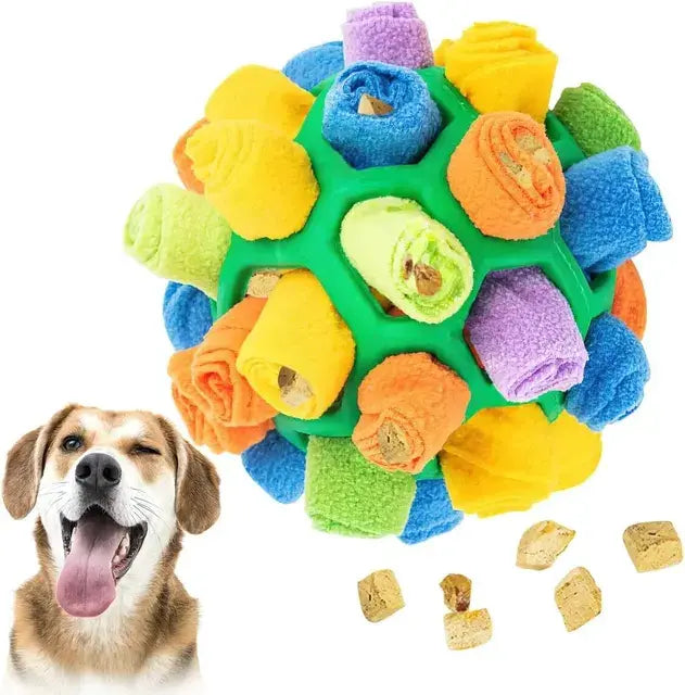 Interactive Snuffle Ball - Enhance Pet Foraging Instincts, Dogs, Toys