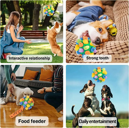 Interactive Snuffle Ball - Enhance Pet Foraging Instincts, Dogs, Toys