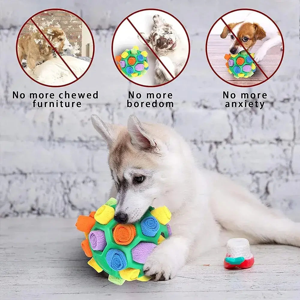 Interactive Snuffle Ball - Enhance Pet Foraging Instincts, Dogs, Toys
