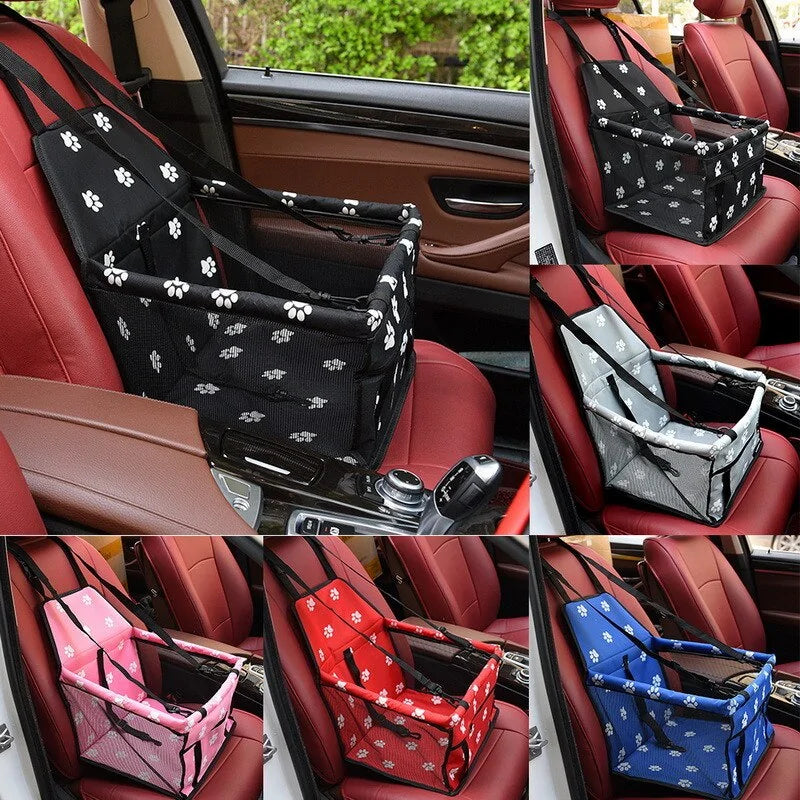 Pet Travel Car Seat Cover (16x13x10 in)- Dog, Cats, Waterproof